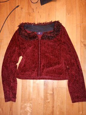 Morbid Threads burgundy sweater